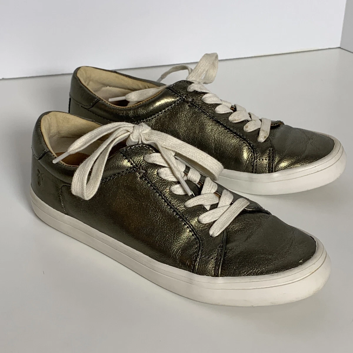 Frye ivy low lace gold sale