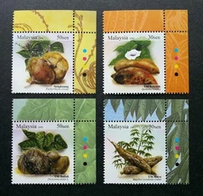 *FREE SHIP Malaysia Tuber Plants 2009 Flower Tree Flora (stamp color) MNH