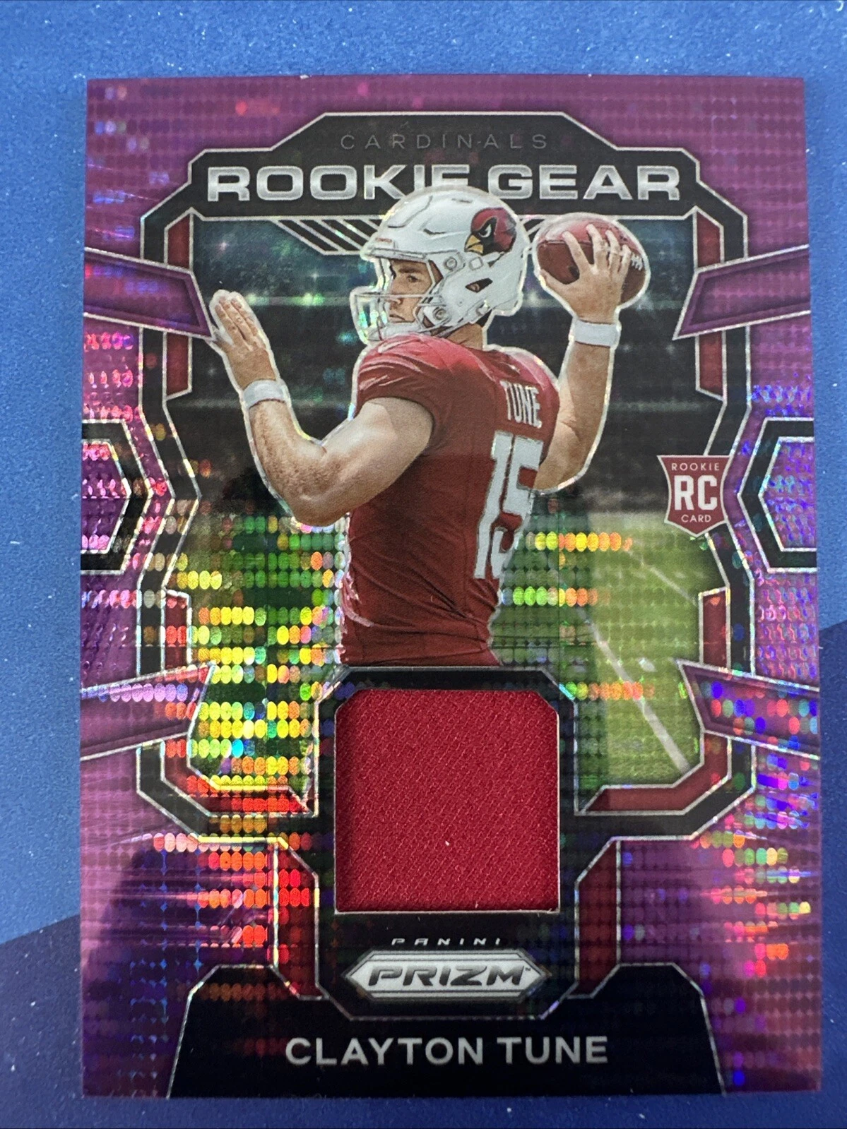 Clayton Tune Panini Prizm Rookie Gear #RGCT Pink