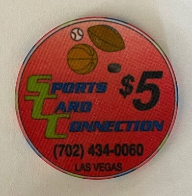 Sports Card Connection $5 Casino Chip Las Vegas Nevada 