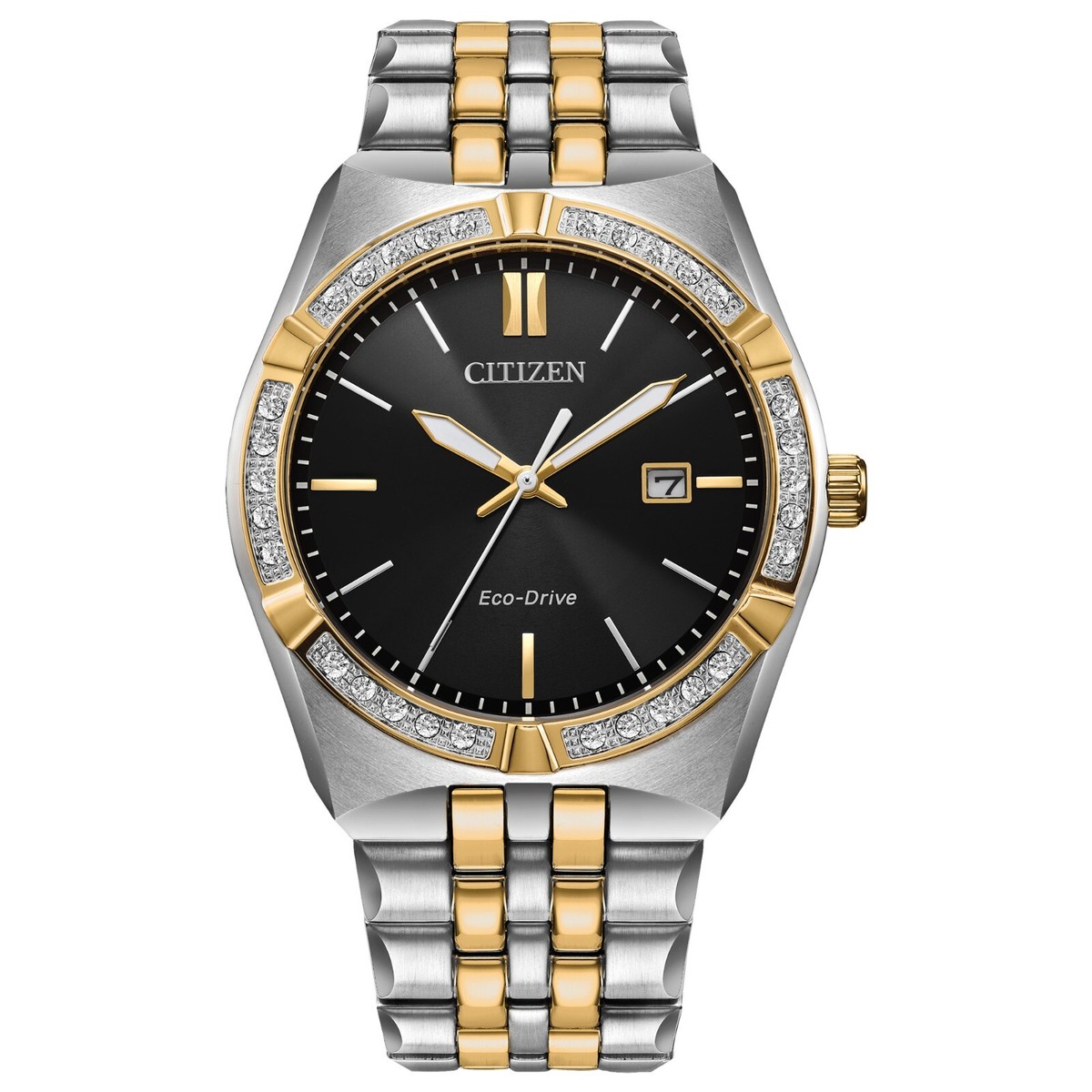Citizen Men's Classic Eco-Drive Silver Stainless Steel Watch 40 MM