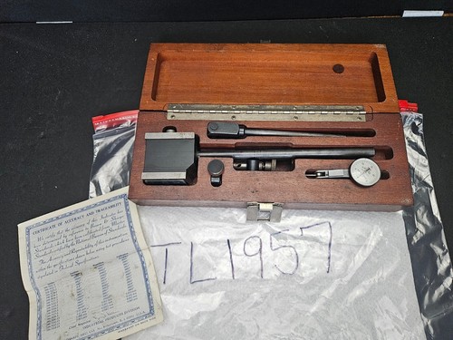 VTG BROWN & SHARPE #7030-3 BESTEST DIAL INDICATOR SET W/MAGNETIC BASE (TL1957) - Picture 2 of 14