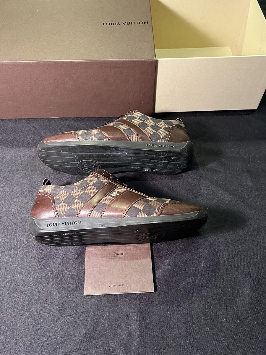 Vans Off The Wall Custom Reflect Louis Vuitton Women's 9.5 Checker Board  Sneaker