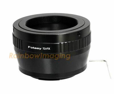 Adjustable T2 T Lens to Fuji Fujifilm X X-Pro3 X-E3 X-E2 X-T1 X-T10 X-T5 Adapter