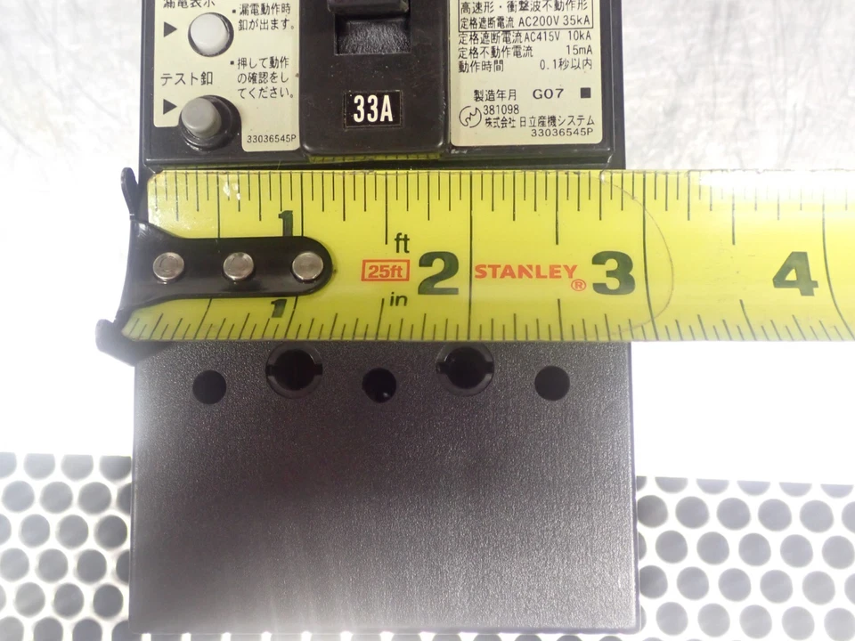 Disyuntor HITACHI MEX50C 33A 3 polos AC200-415V 50-60Hz nuevo stock antiguo Foto 4 de 4