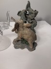 Lot of 8 Elephant Figurines, Wood, Porcelain, Crystal, Resin etc. — photo 7