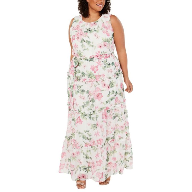 jessica howard floral print maxi dress