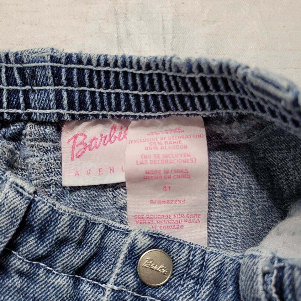 Falda vaquera Barbie para niñas talla 4T Foto 4 de 4