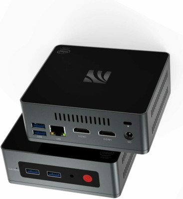 GK MINI Desktop Computer Windows 10, 8GB RAM/128G SSD Celeron J4125 2,7GHz WLAN