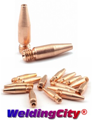 WeldingCity  25-pk MIG Welding Gun Tapered Contact Tip 11T-35 for Lincoln Tweco