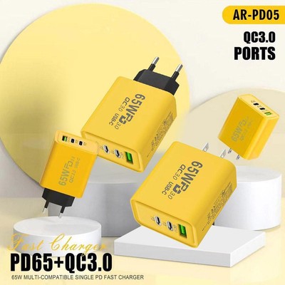 Fast Charging Double USB-C QC3.0 PD Wall Charger Power Adapter For Phone