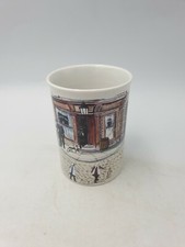 Tasse à café thé Bernard McMullen dos scènes de rue salon bar jouant enfants 1999 