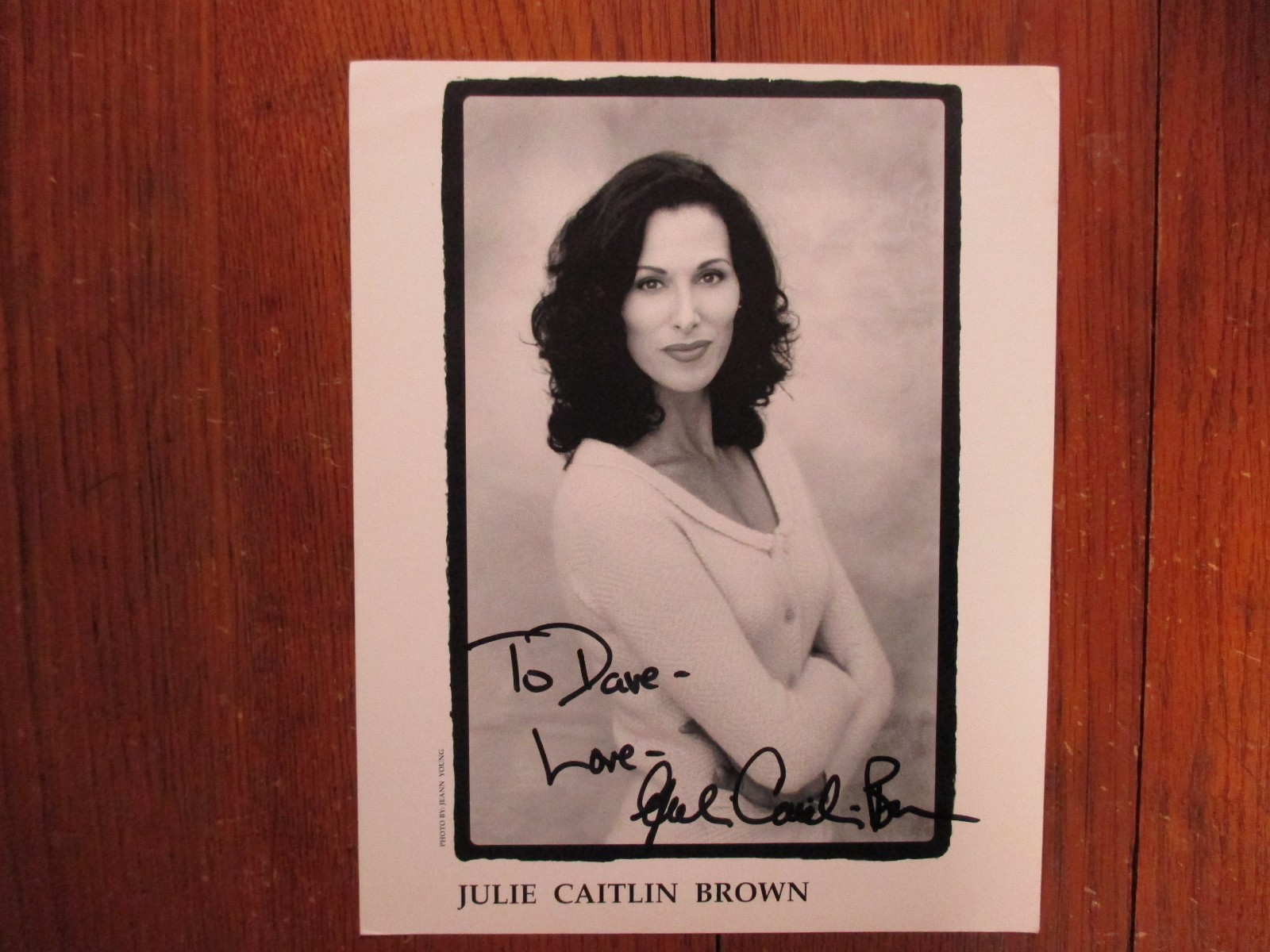 JULIE CAITLIN BROWN("Babylon 5/Na'Toth") Signed 8 X 10 Black & White ...