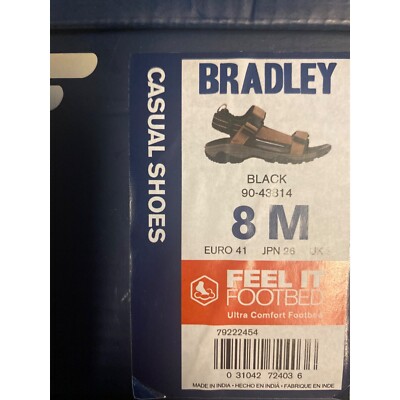 NWT DOCKERS Mens Black Back Pull-Tab Bradley Round Toe Sandals Shoes 8 M Dockers | Shoes | Nwt Dockers Mens Black Back Pulltab  main image 3