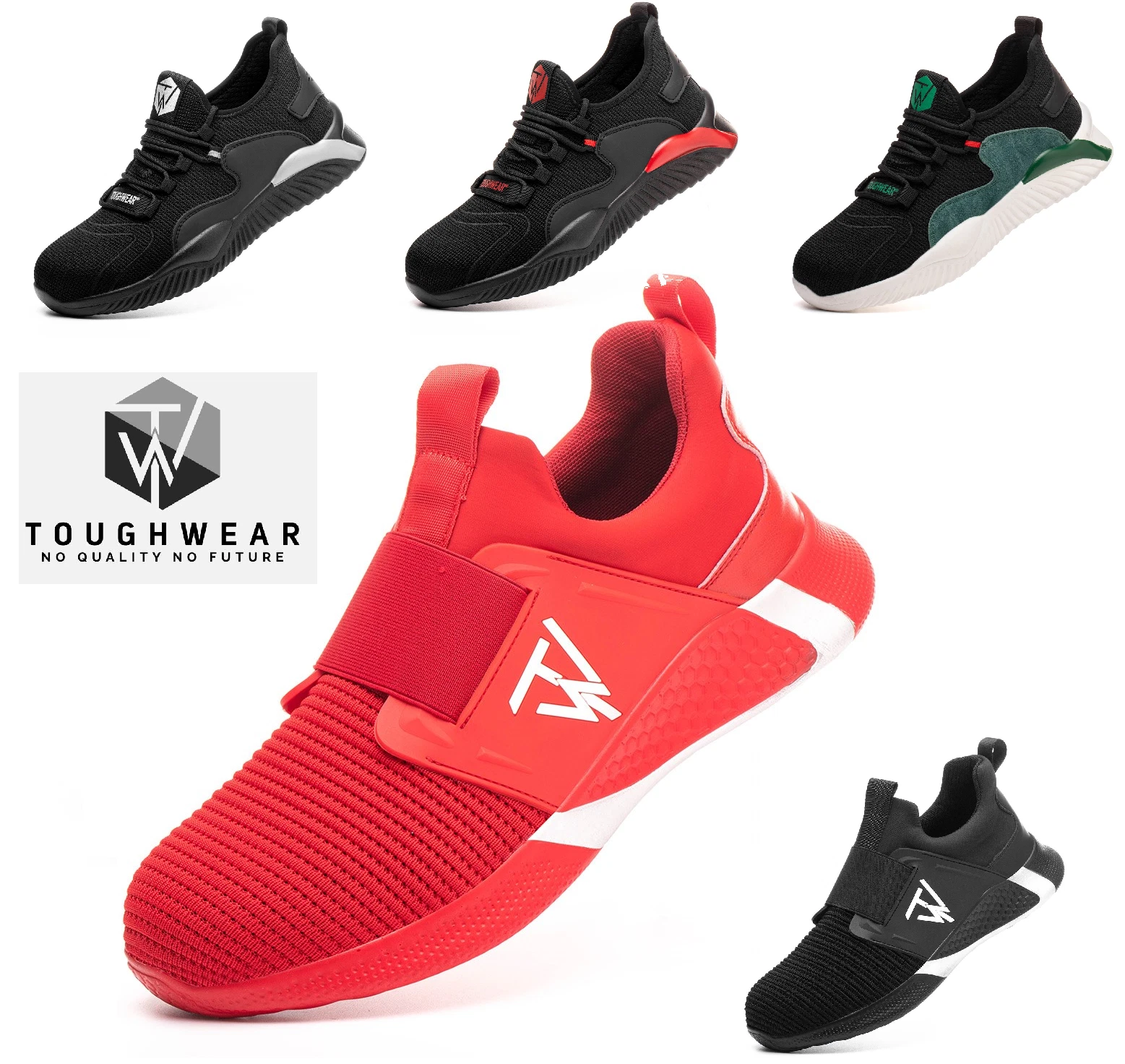 WOMENS SAFETY TRAINERS LIGHTWEIGHT WORKS SHOES SLIP ON TRAINERS STEEL TOE CAPS U
Opens in a new wind