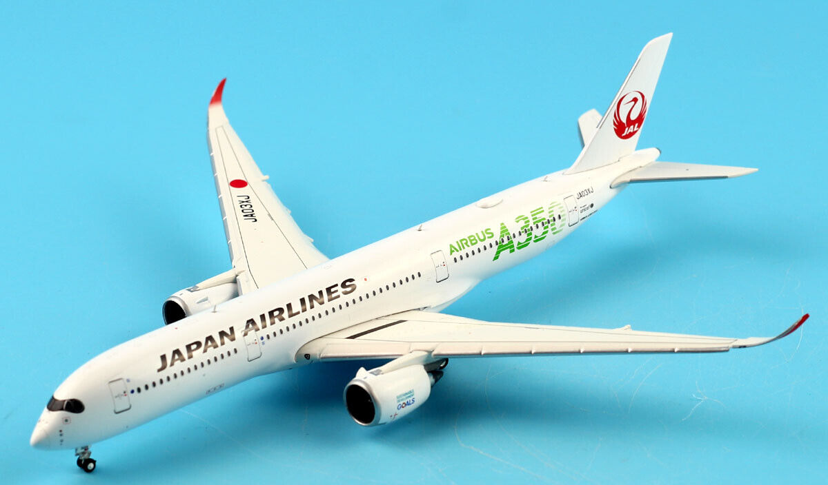 JC Wings 1:400 Japan Airlines A350-900 Diecast Aircraft Model JA03XJ Flaps  Down