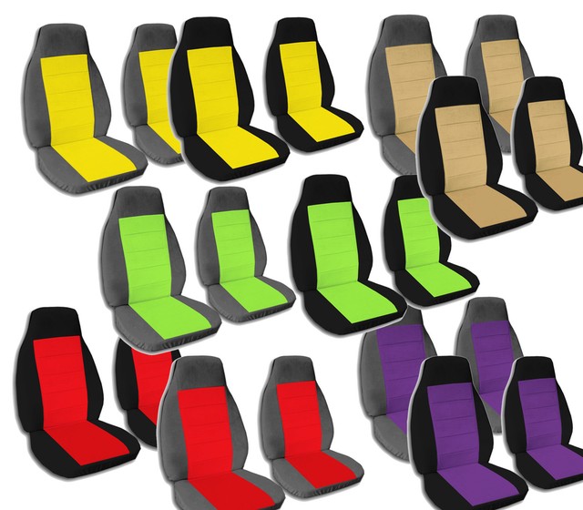 2 Captain Chair Seat Covers 2 Armrest Covers Ford F150 F250 F350