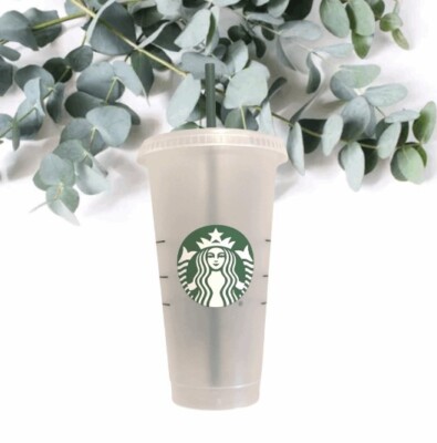 Starbucks Tasse mit Strohhalm 