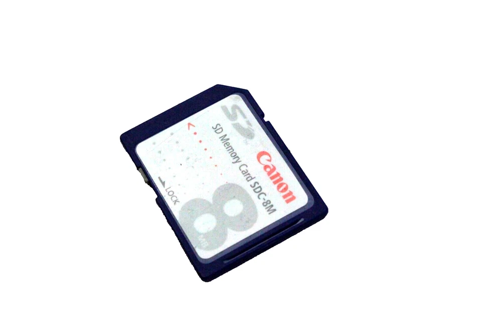 Canon Genuine 8MB MEGABYTE SDC-8M SD Camera Memory Card - Image 3 of 4