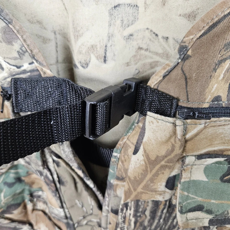 Hunter Specialties Turkey Vest Camo USA XL Straps Pockets Bag Cushion GUC one Sz - Image 4 of 4