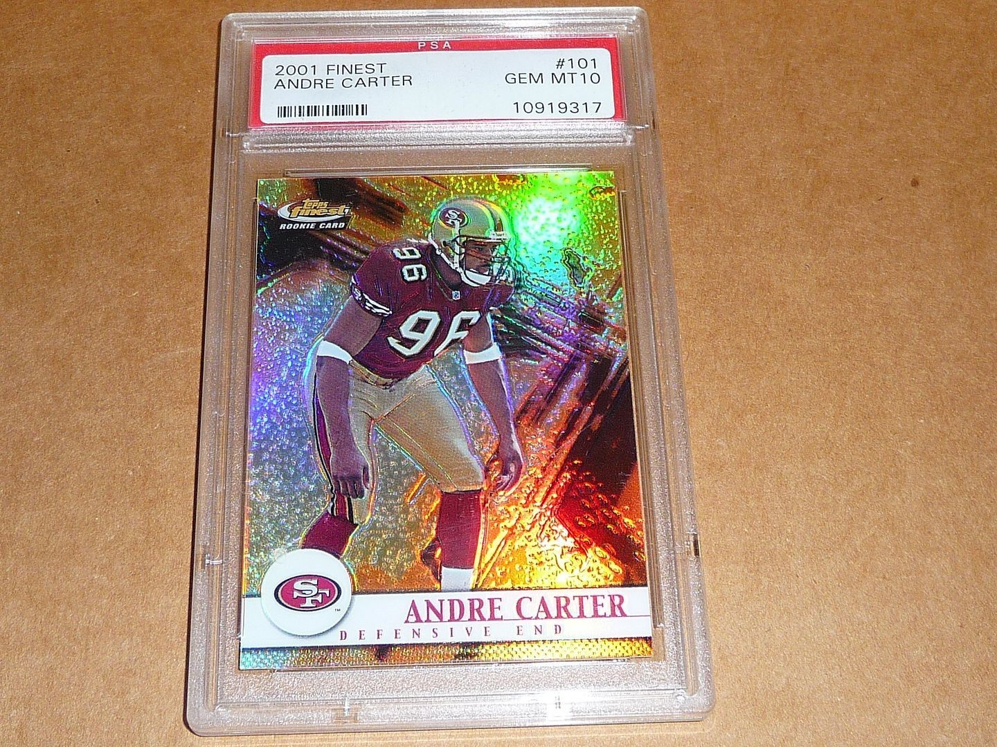 Andre Carter Finest #101 Base