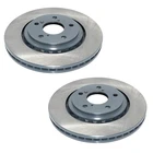 DuraGo Set of 2 Front 320mm Vented Disc Brake Rotors for MDX Odyssey Ridgeline