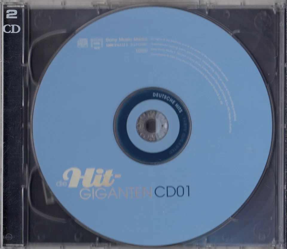 Die Hit-Giganten Deutsche Hits 2CD:EAV,SPLIFF,KARAT,TRIO,GLASHAUS,XAVIER NAIDOO - Bild 4 von 4