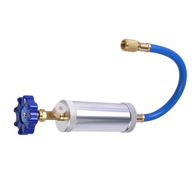 R12 For R134a R22 Air Conditioning Oil Injection Tool for 2 oz Aluminum Alloy