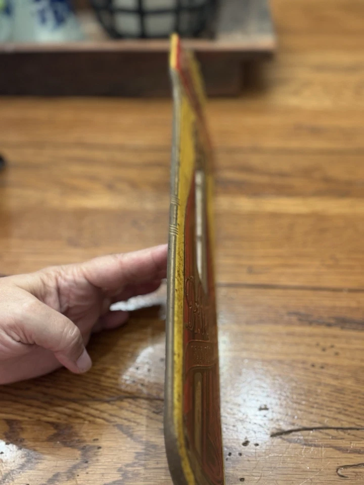 Letrero termómetro publicitario Dr. Pepper Soda original vintage raro de los años 30 Foto 4 de 4