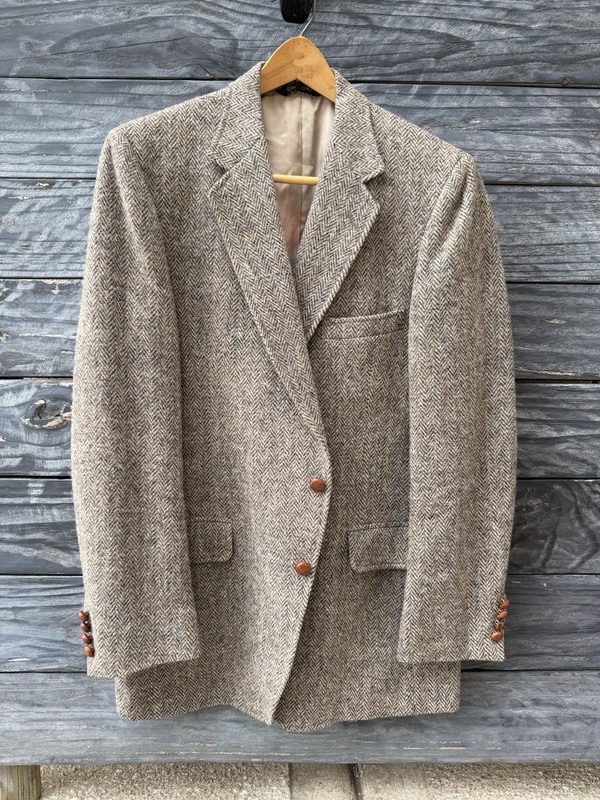Vintage Union Made Harris Tweed Blazer 44