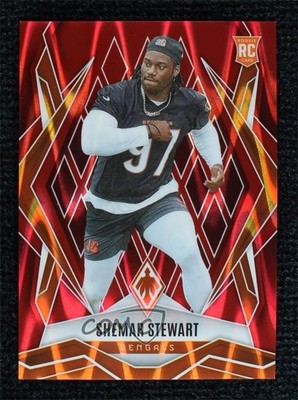 2025 Panini Phoenix Rookies Red Seismic 68/99 Shemar Stewart #211 Rookie RC rw6