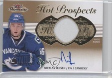 2013 Fleer Showcase Hot Prospects Tier 1 /375 Nicklas Jensen #193 Patch Auto g5j