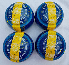 Henselite Tiger 2 Lawn Bowls Size 2 c/w extra deep channel grips stamped WB2035