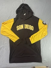 San Diego Padres Brown Gold Hoodie Pullover Petco Park Giveaway Men’s Size M
