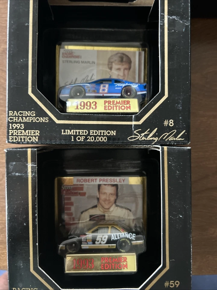 1993 1994  Champions Premier Edition, Set of 9, Die Cast - NASCAR 1:64 Scale - Image 3 of 4