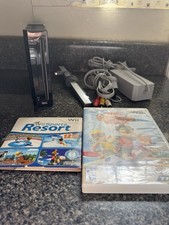 Nintendo RVL-101 Wii Console Black Wii Sports Resort  Beach Sports No Remote