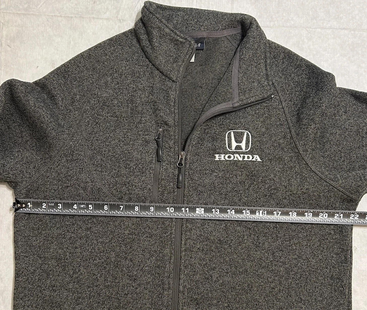Honda Cars Motor Full Zip Fleece Jacket Coat Men’s M Employee - product detail image 6