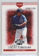 2007 Topps Triple Threads 700/1350 Carlos Zambrano #81 5qi