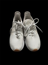 Woman  s Adidas Cloudfoam Pure SPW running shoe in Cloud White.