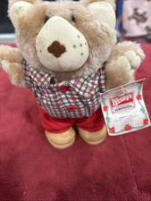 Vintage NWT 1986 Furskins Teddy Bears "Boone Furskin" Wendy s Toy Plush Doll