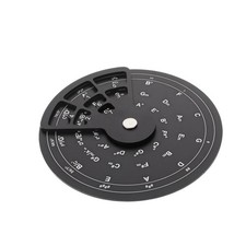 Guitar Circle of Fifths Turntable Aluminum Alloy Music Wheel Chart