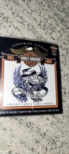 Harley Davidson Motorcycles Temporary Tattoos Bald Eagle 2 Pack SEALED NEW