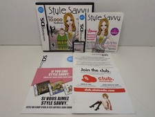 Style Savvy Nintendo DS, 2009 CIB Complete Authentic Tested Working