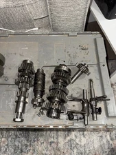 Suzuki LTZ400 transmission shift reverse gear forks barrel cam rod set fork