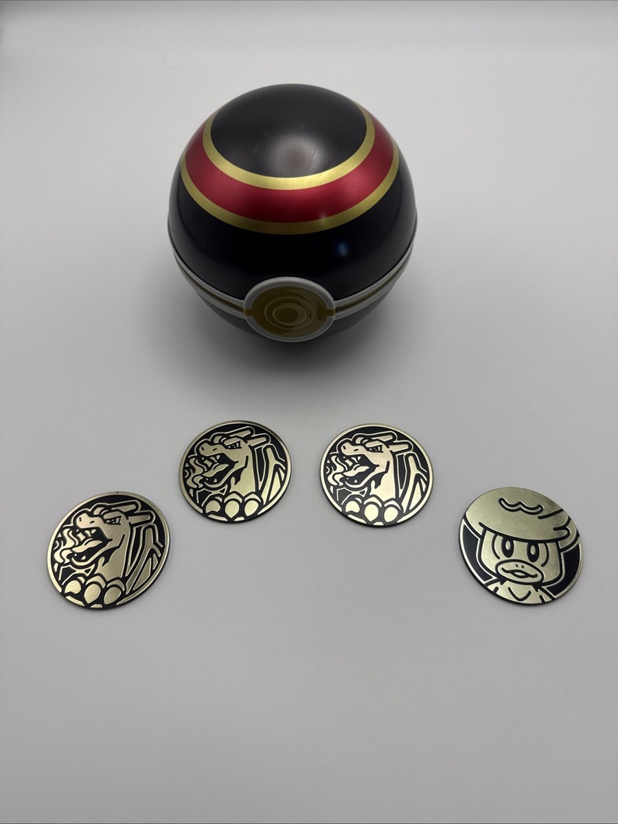 Pokemon TCG: Luxury Ball Tin And 4 Coins | eBay