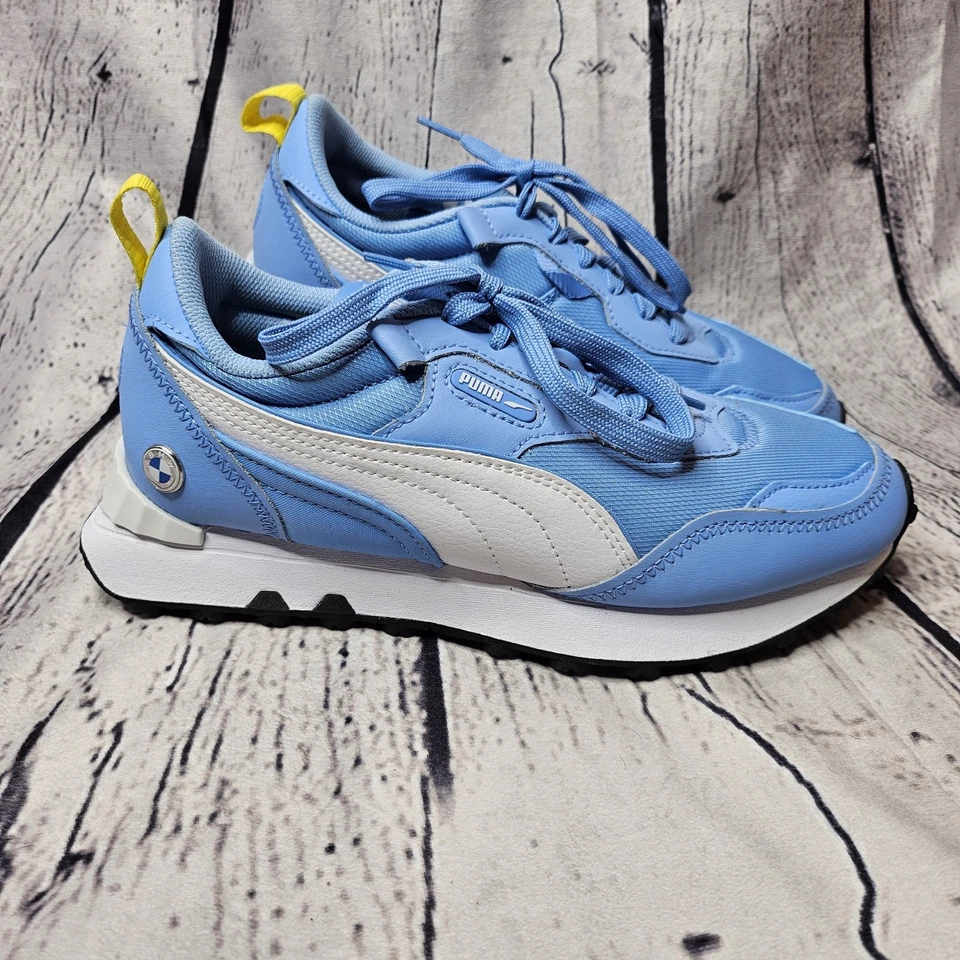 New PUMA  BMW Motorsport White Blue  Sneakers Men Size 5 Womens 6.5  - Image 3 of 4