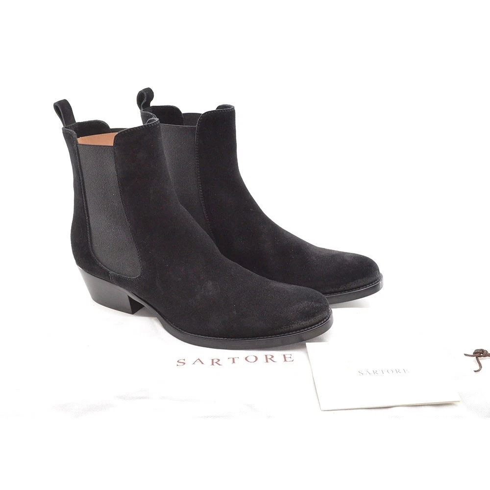 SARTORE/short boots・Black・size39 Sartore Ankle Women's Western for sale | eBay