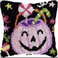 Handmade Halloween Latch Hook Kit 43 X 43 CM