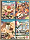 Wii U Games Lot Ben 10, Splatoon, & Scratched Mario Party 10, Super Mario U READ