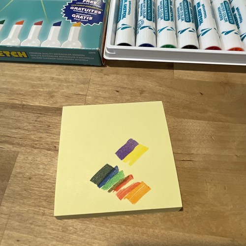 Mr Sketch Vintage Water Color Markers 8 Color Set Odorless Sanford New - Picture 4 of 14